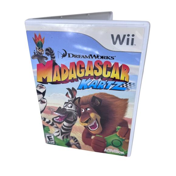 DreamWorks Activision Madagascar Kartz Racing Game Nintendo Wii,‎ 2009 - Picture 1 of 7